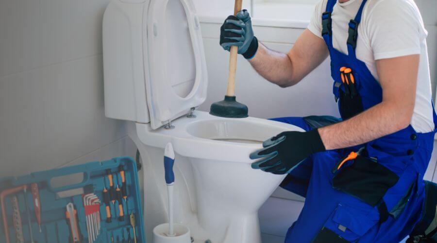 sewer line plumber in Temple, NH